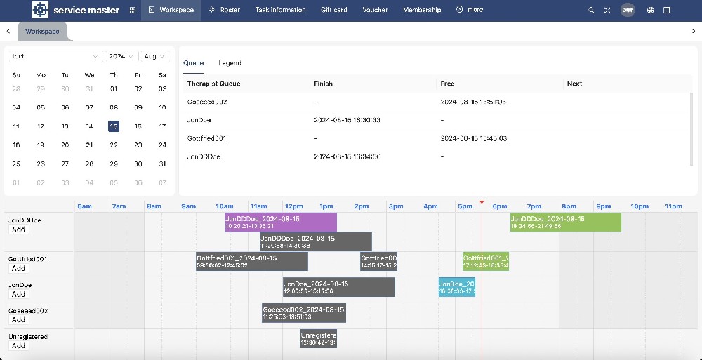 Staff Scheduling & Daily Task Management